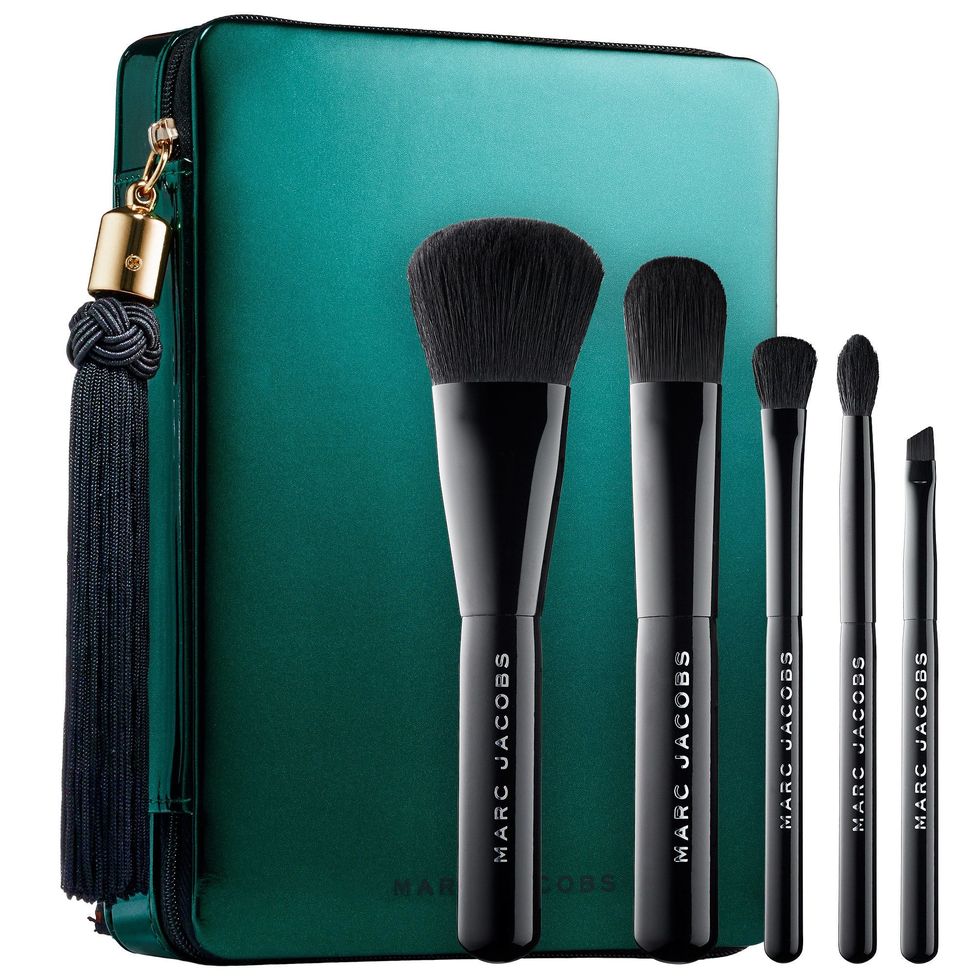 Your Place Or Mine? Five-Piece Travel Brush Collection
