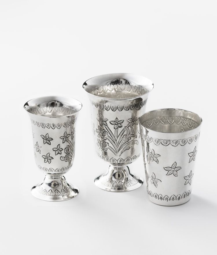 Agra Floral Cups