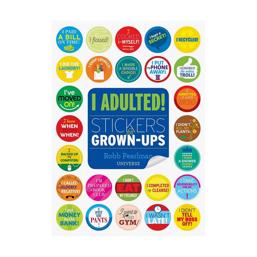 "I Adulted!: Stickers for Grown-Ups" Book