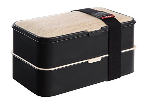 Leakproof Bento Box 2 Tiers Bento Lunch Box with Reusable Cutlery 
