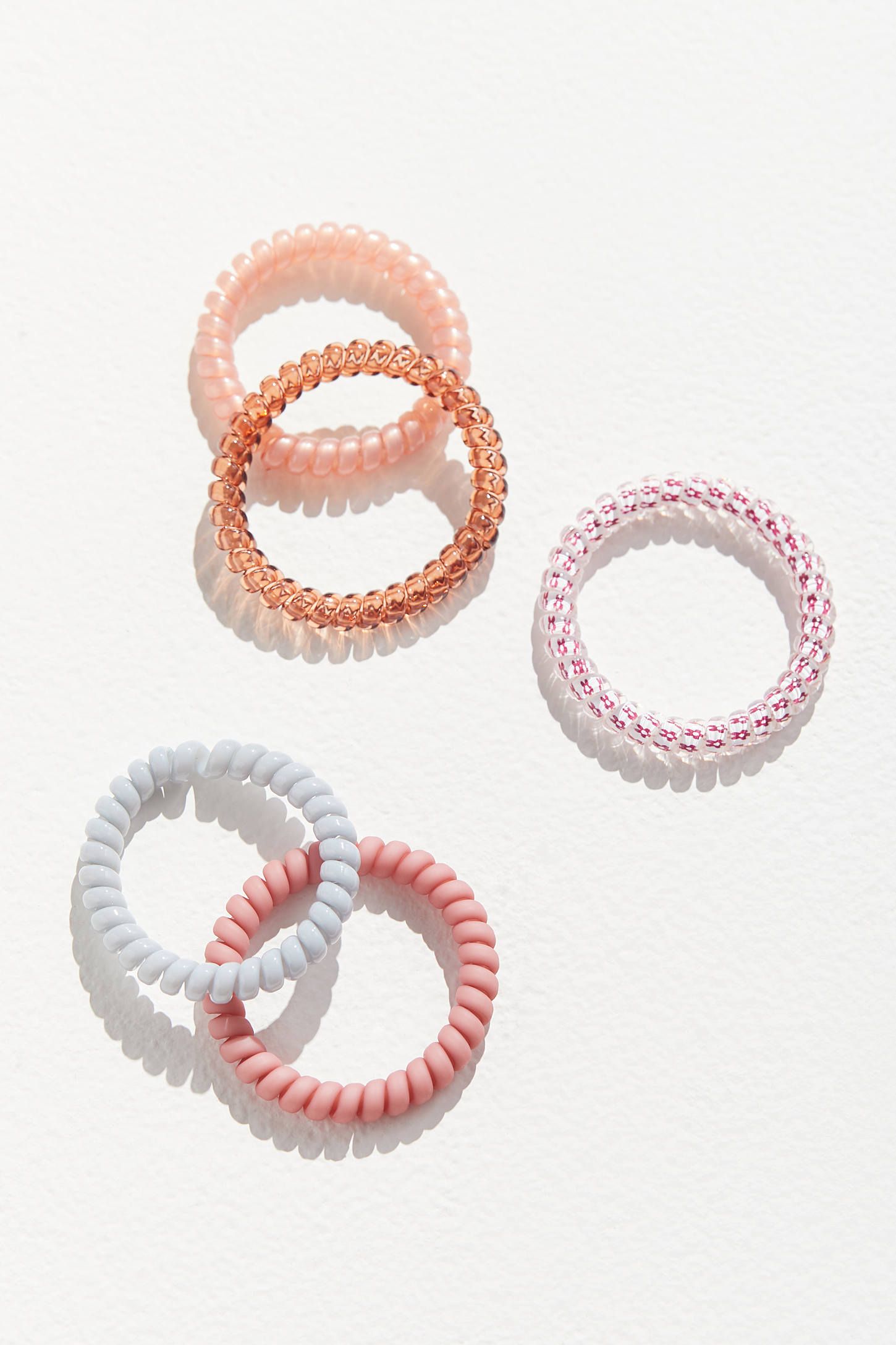 spiral hair tie for curly hair