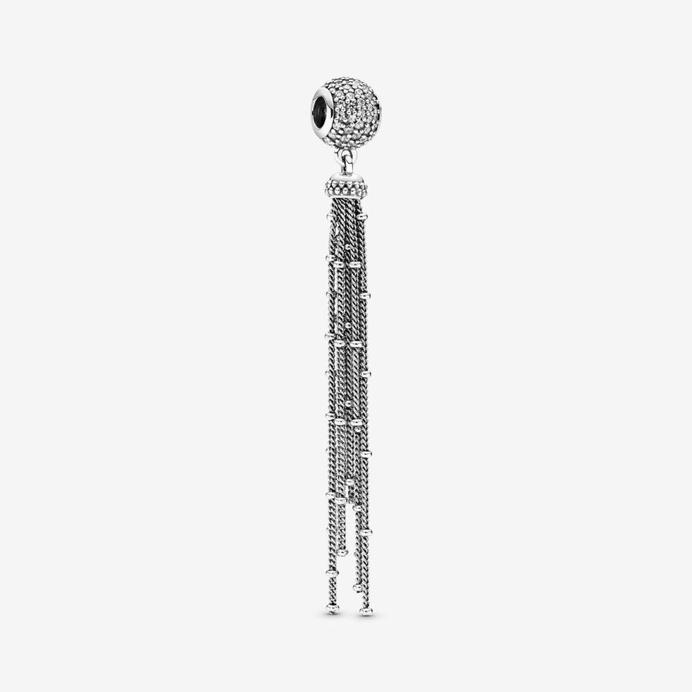 Pavé & Tassel Dangle Charm