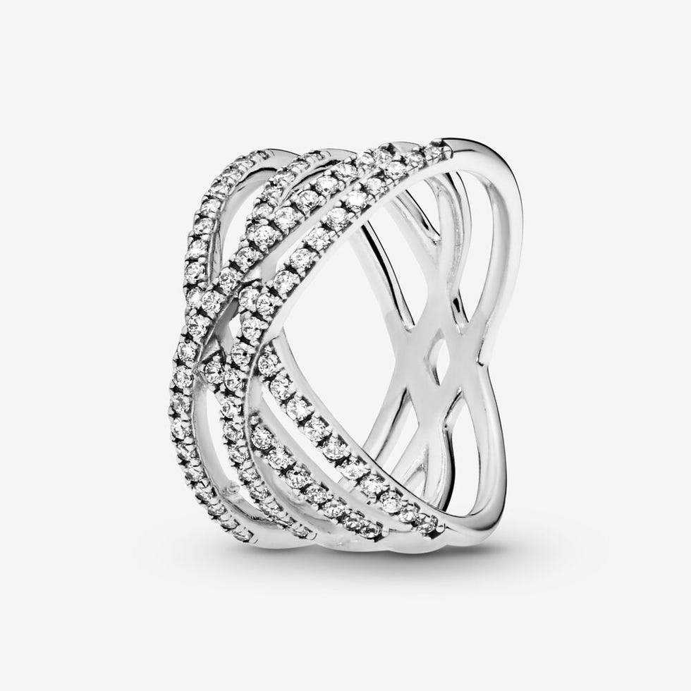 Entwined Lines Ring