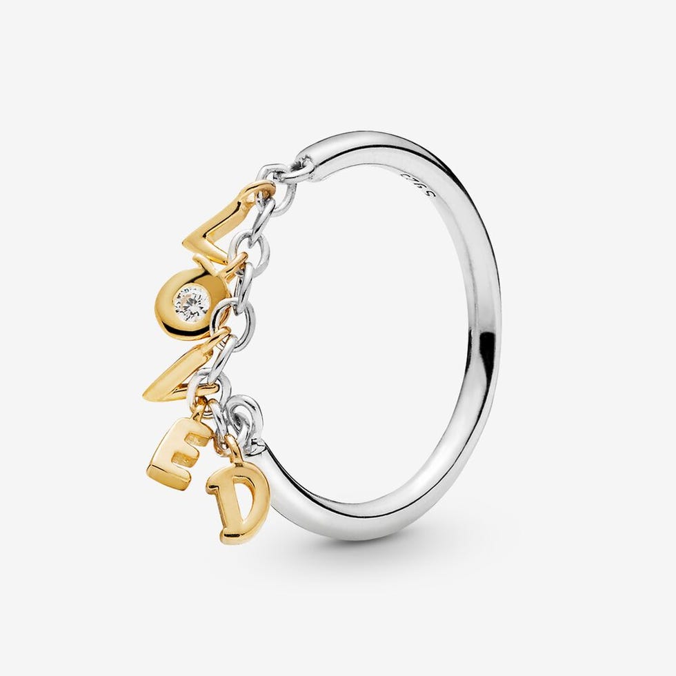 Loved Script Ring