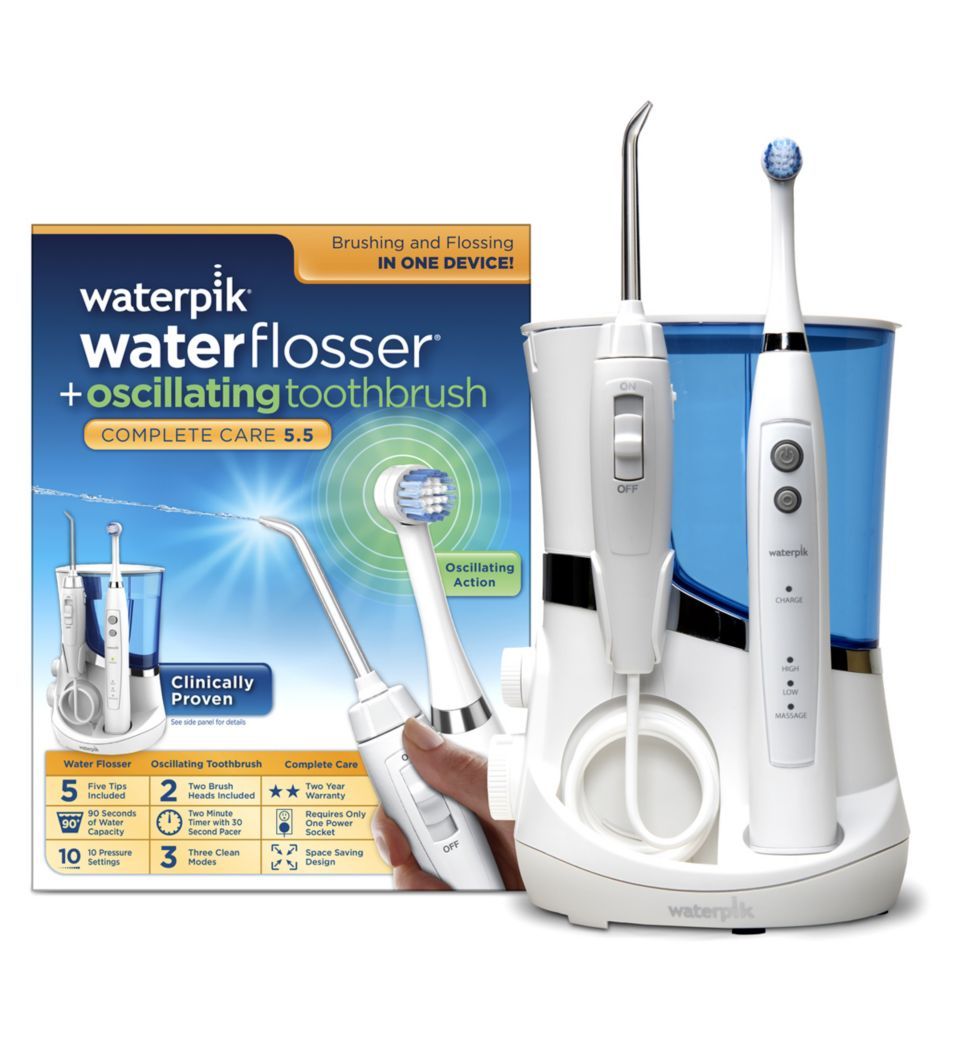 waterpik water flosser and oscillating toothbrush