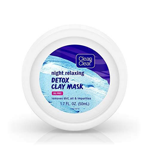Clean & Clear Night Relaxing Detox Clay Mask (Pack of 3)