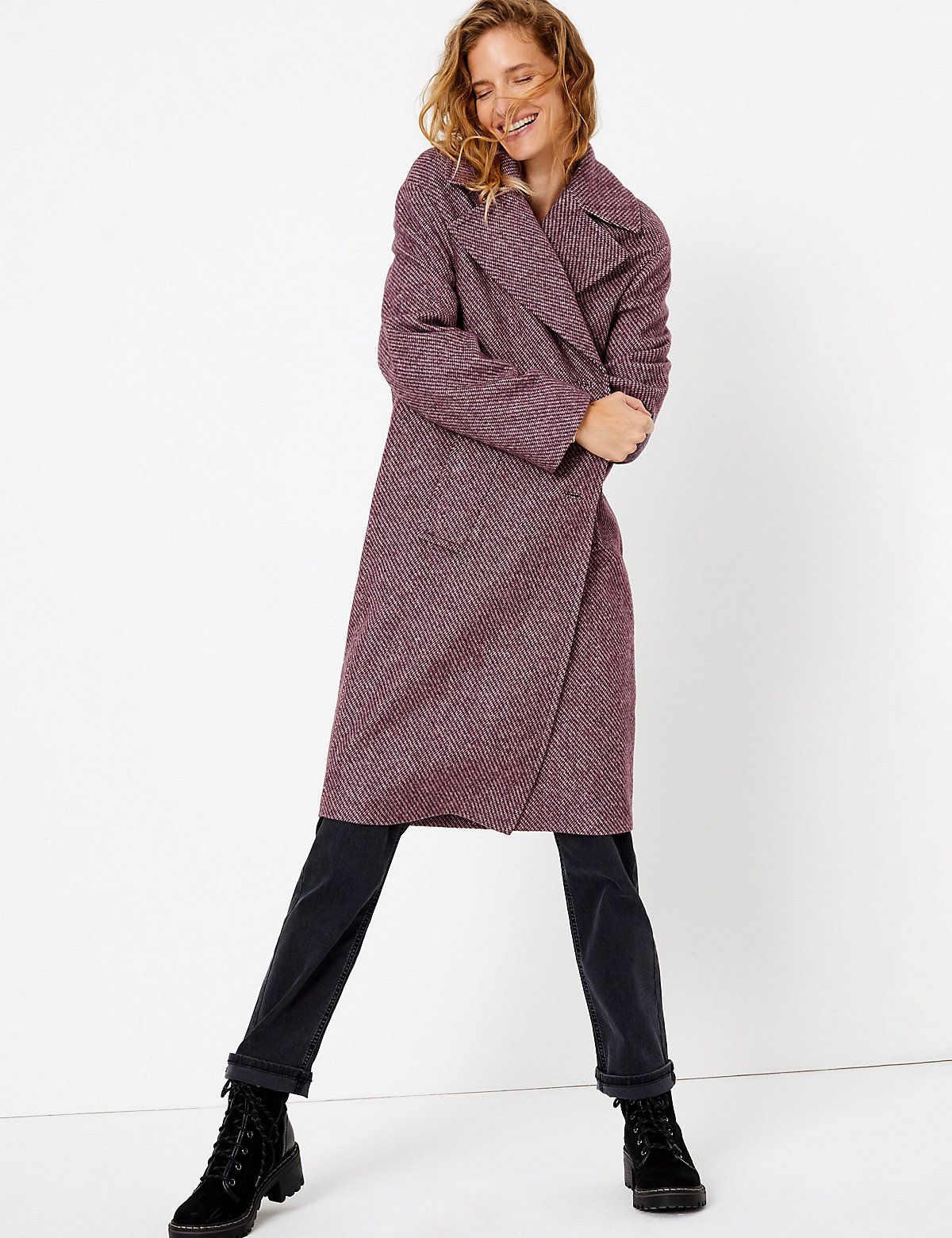 Per una grey on sale coat