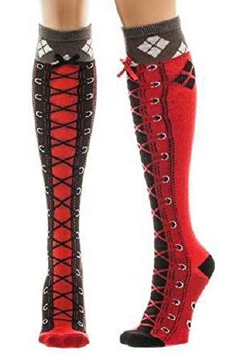 Harley Quinn Boot Socks