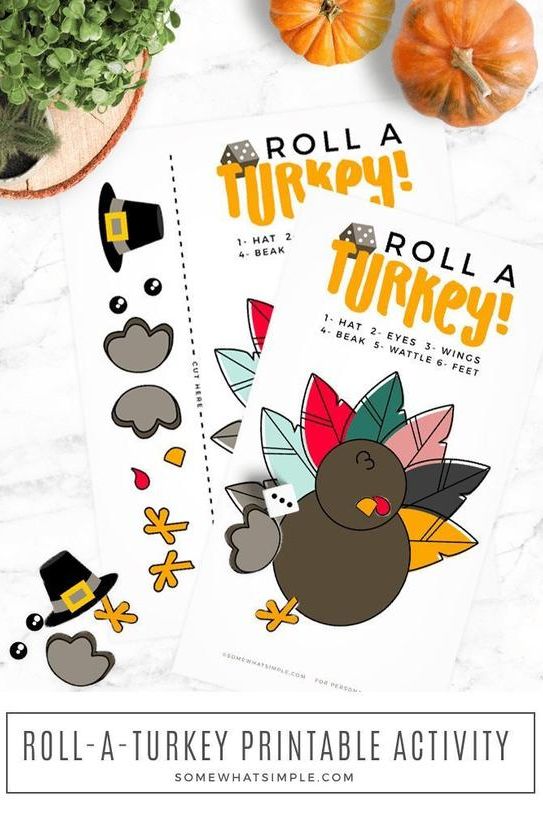 Roll A Turkey Dice Game