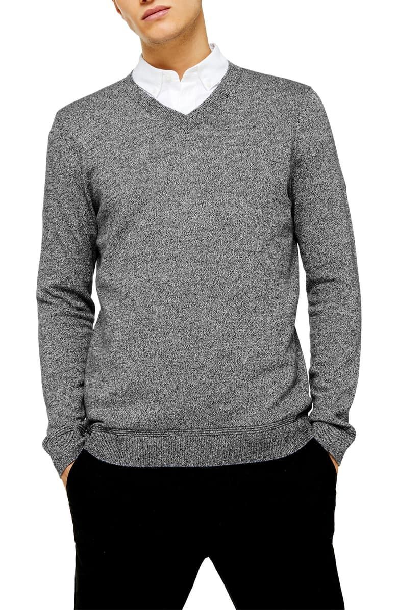 Classic Fit V-Neck Sweater