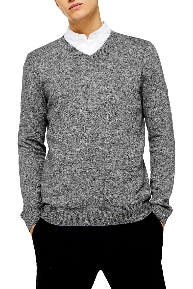 Classic Fit V-Neck Sweater