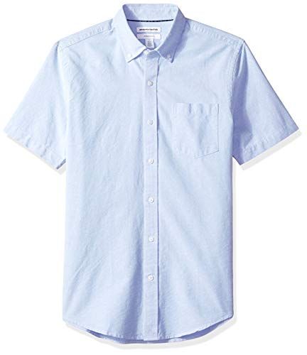 Slim-Fit Short-Sleeve Pocket Oxford Shirt