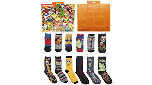 L Girls NICKELODEON JoJo Siwa 12 Days Of Socks of CHRISTMAS Advent Box