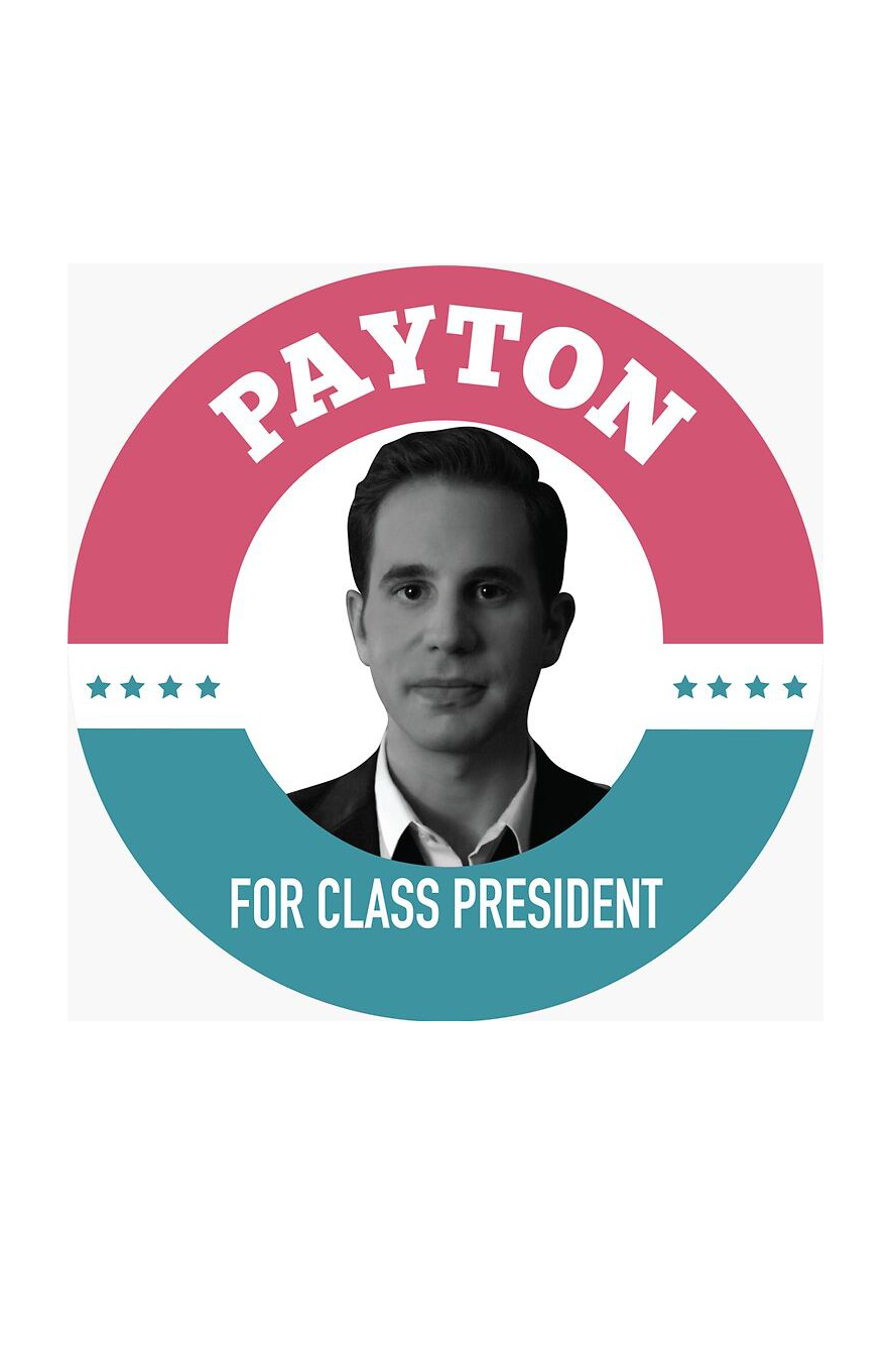 The Politician Payton for President Sticker