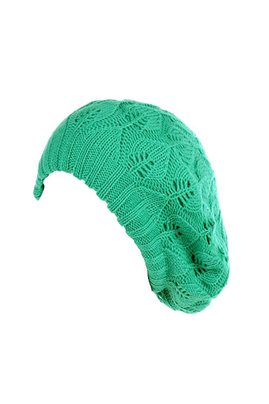 Leafy Cutout Crochet Knit