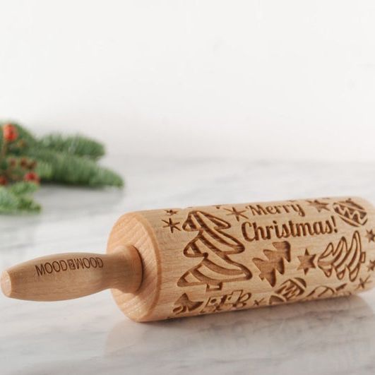 Engraved rolling pin for cookies, £11.74