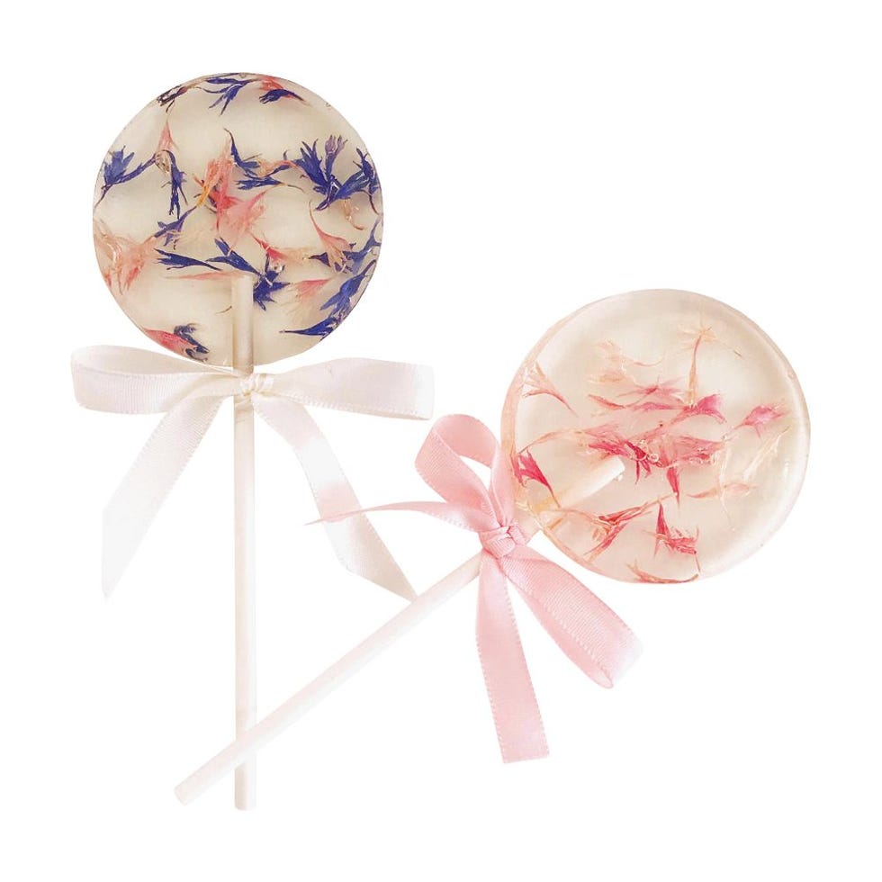 Edible Flower Lollipop, Set of 6 Edible Flower Lollipop, Set of 6