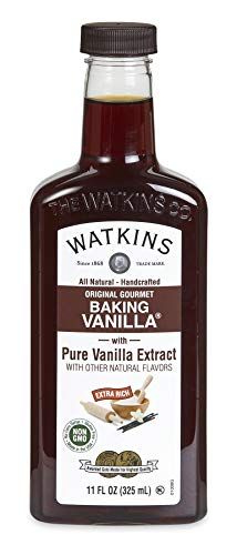 Watkins Original Gourmet Baking Vanilla Extract, with Pure Vanilla Extract, 11 Ounce (Packaging may vary)