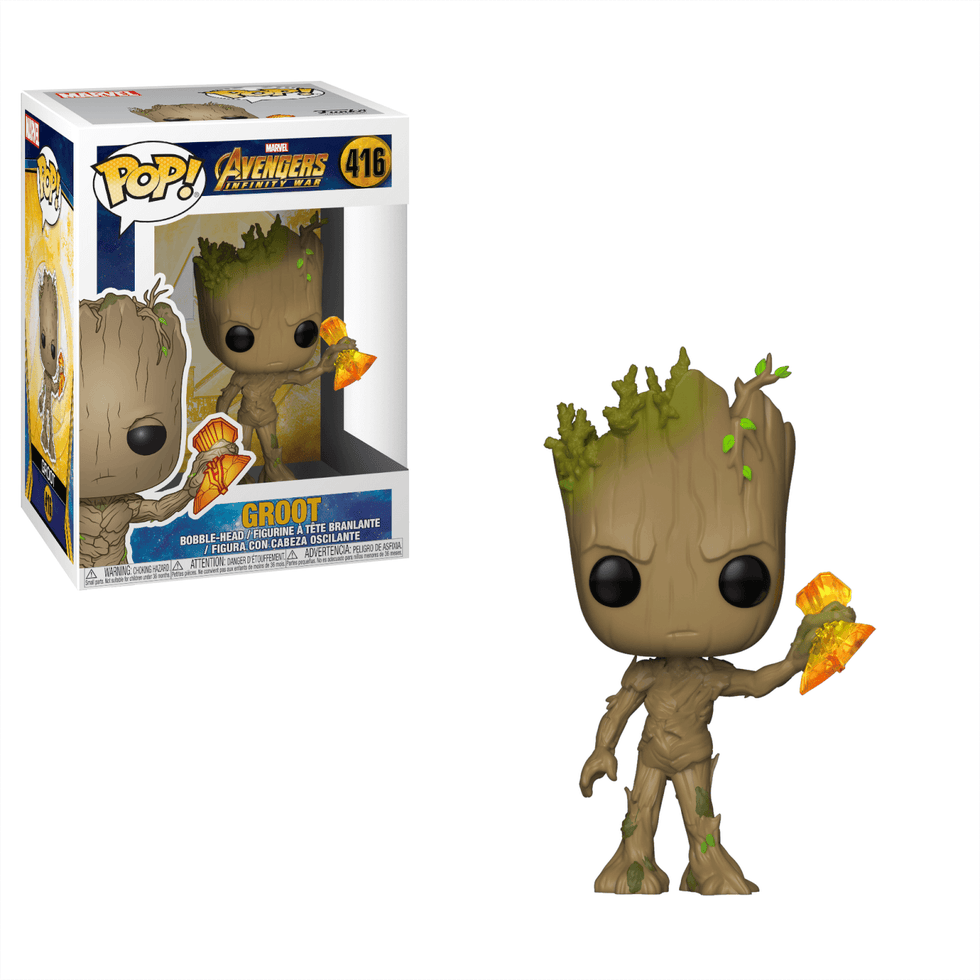 Marvel Infinity War Groot with Stormbreaker Pop! Vinyl Figure