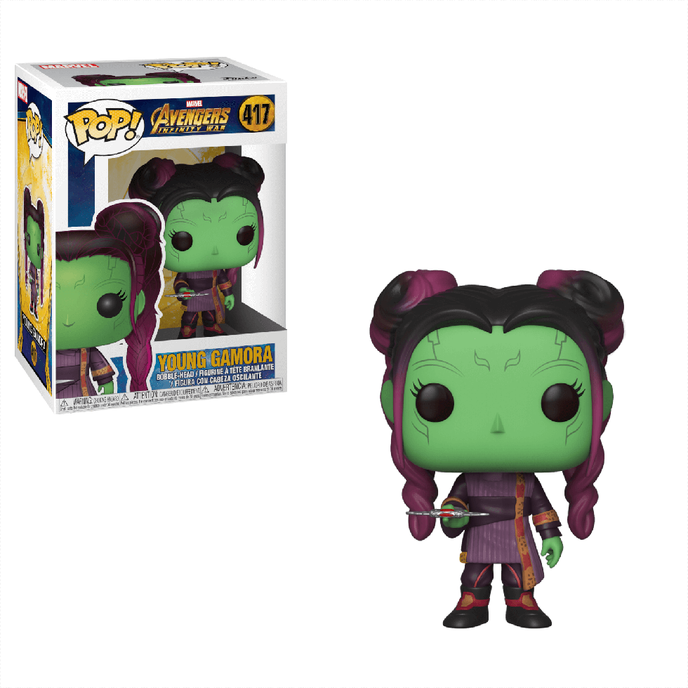 Marvel Infinity War Young Gamora with Dagger Pop! Vinyl Figure