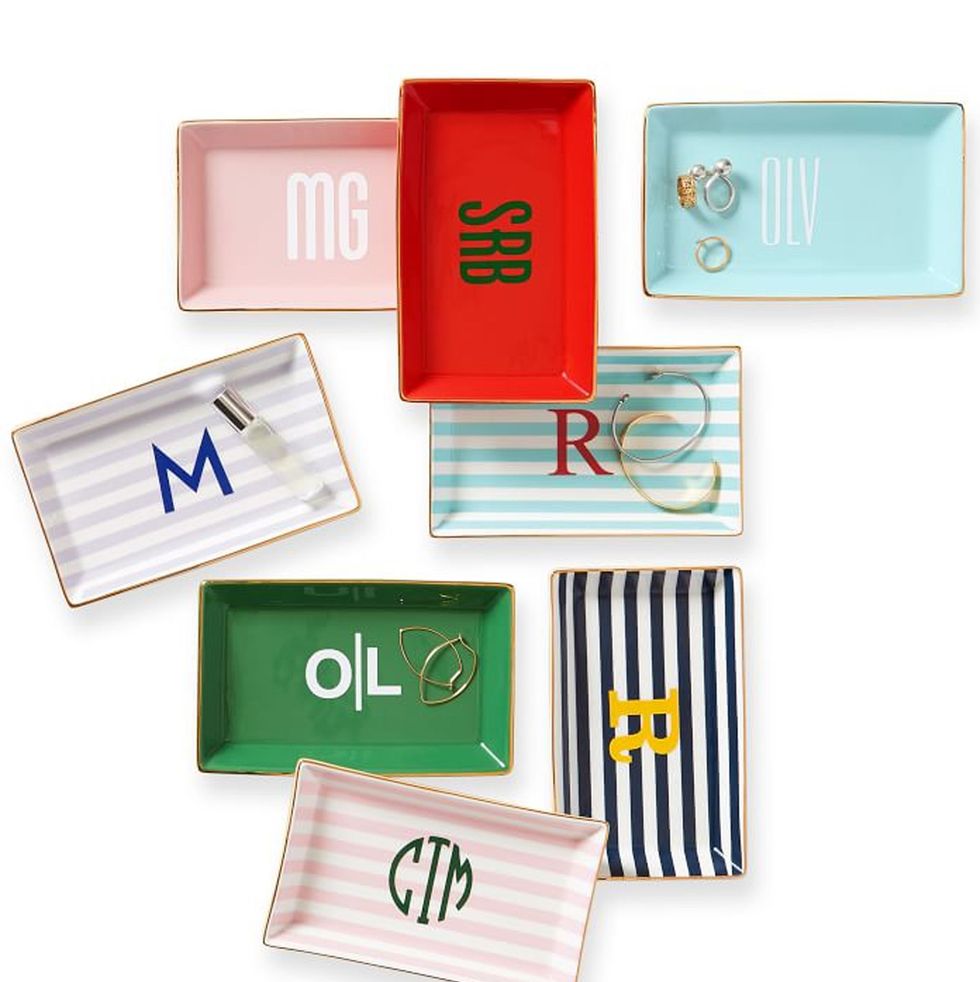 Preppy Chic Personalized Paper Bookmarks Set of 4