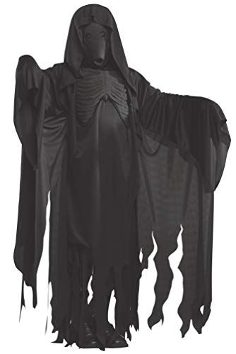 Rubie’s Costume ufficiale del dissennatore (Harry Potter) – Vestito e maschera, taglia unica, nero