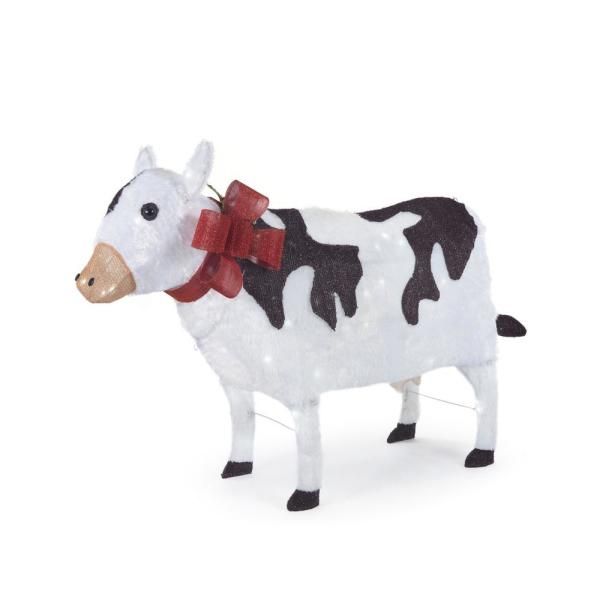 Home Depot Christmas Yard Cow Decoration 2019 - Best Cow Christmas  Decorations
