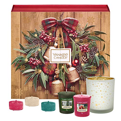 Calendario de adviento con 12 velas aromáticas