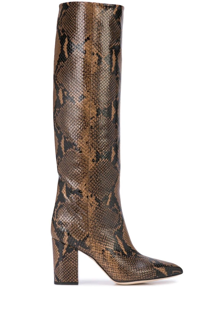 Snake Print Boots