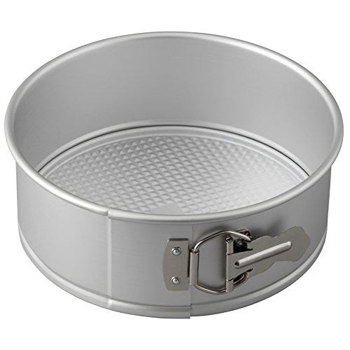Wilton Aluminum Springform Pan, 9-Inch Round Pan for Cheesecakes and Pizza