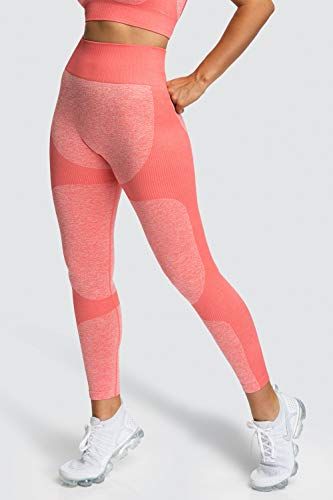 pink and grey gym leggings