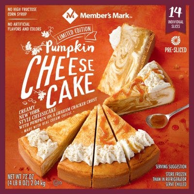 GNC releases a seasonal Pumpkin Cheesecake for three products