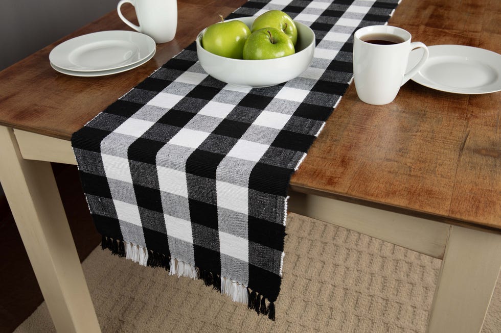 Mainstays 2 Piece Cotton Bath and Hand Towel Set, Buffalo Plaid