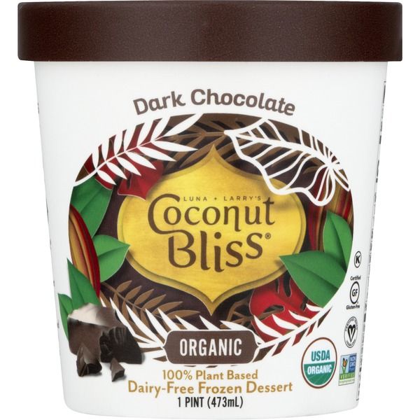 Coconut Bliss Dark Chocolate Dairy-Free Ice Cream
