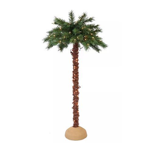 lighted palm tree for camping