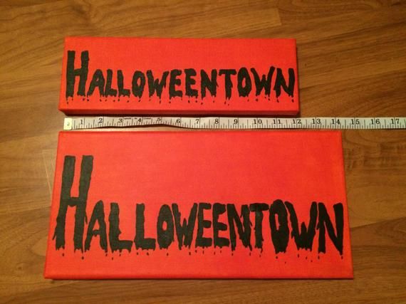 Halloweentown Sign