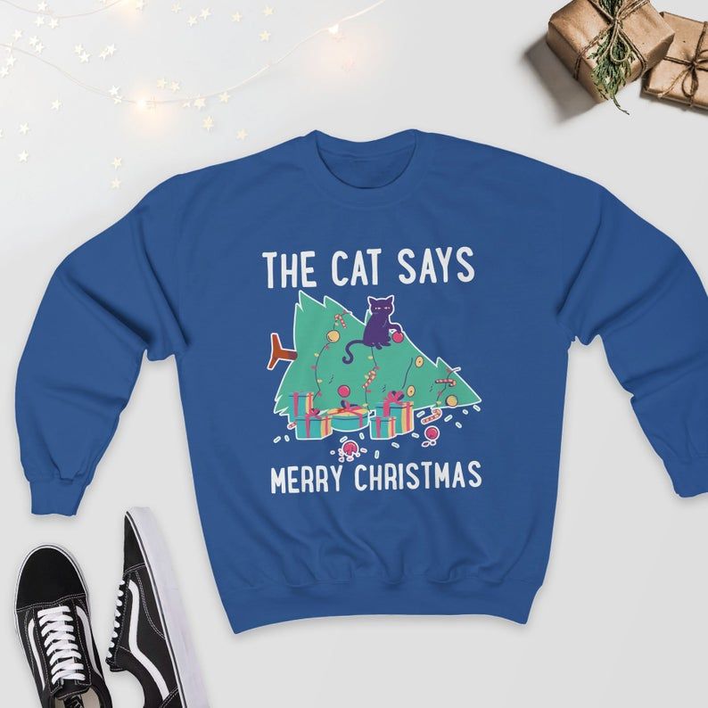 Christmas jumpers clearance with cats on