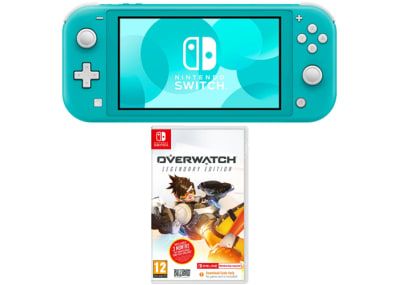 Nintendo Switch Lite Turquoise with Overwatch Legendary Edition