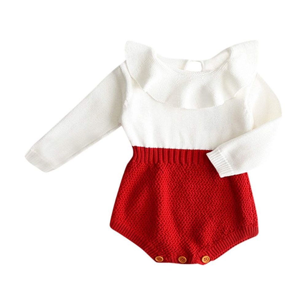 Christmas Baby Girl  White Outfit/ White Knitted Outfit 3 months-9 Months
