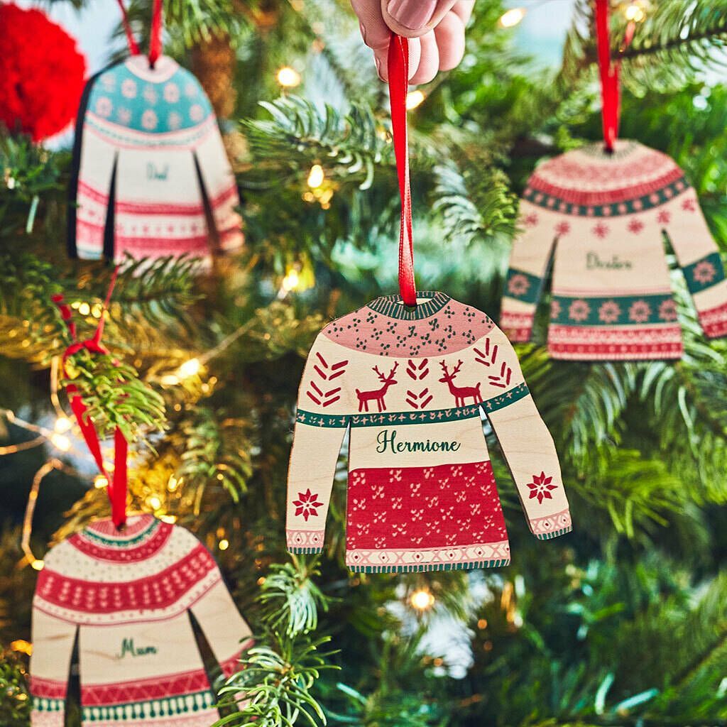 Set Of 12 Blue Cute Polar Bear Christmas Tree Baubles Decorations