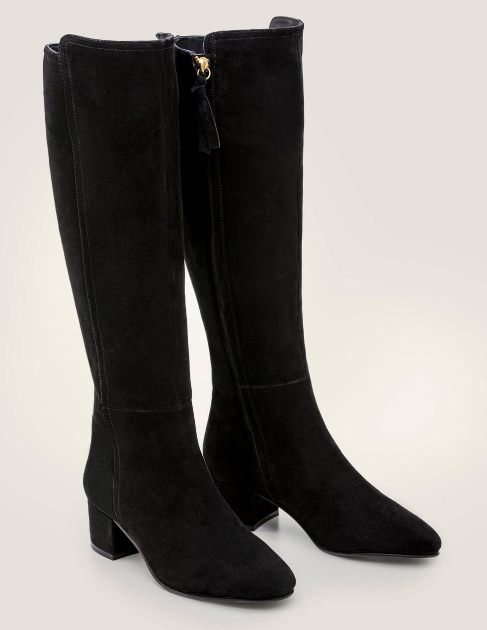 Kennford Knee High Boots - Black