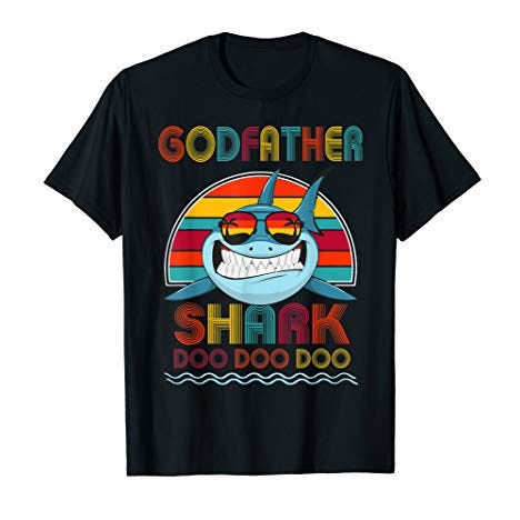 Retro Vintage Godfather Shark T Shirt Doo Doo Doo Retro Vintage Godfather Shark T Shirt Doo Doo Doo