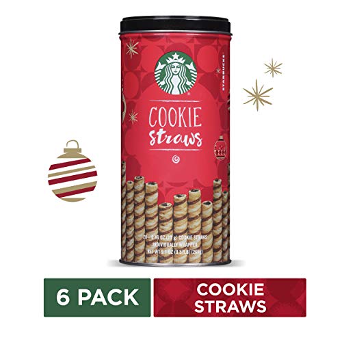 Cookie Straws Holiday Tins Six-Pack