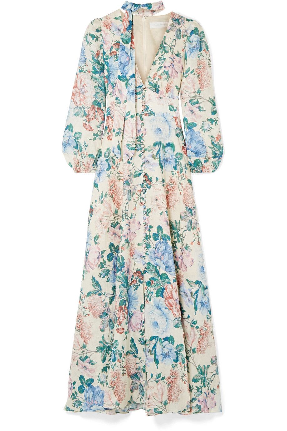 verity floral midi wrap dress