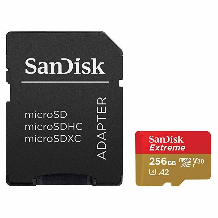 256GB Extreme Memory Card with Adapter