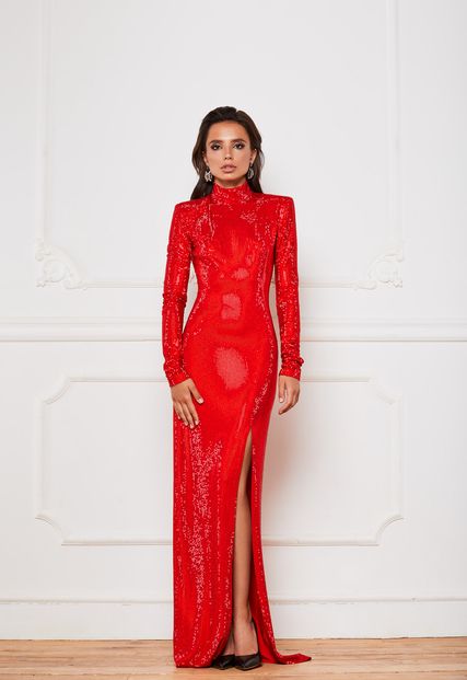 beyonce red dress