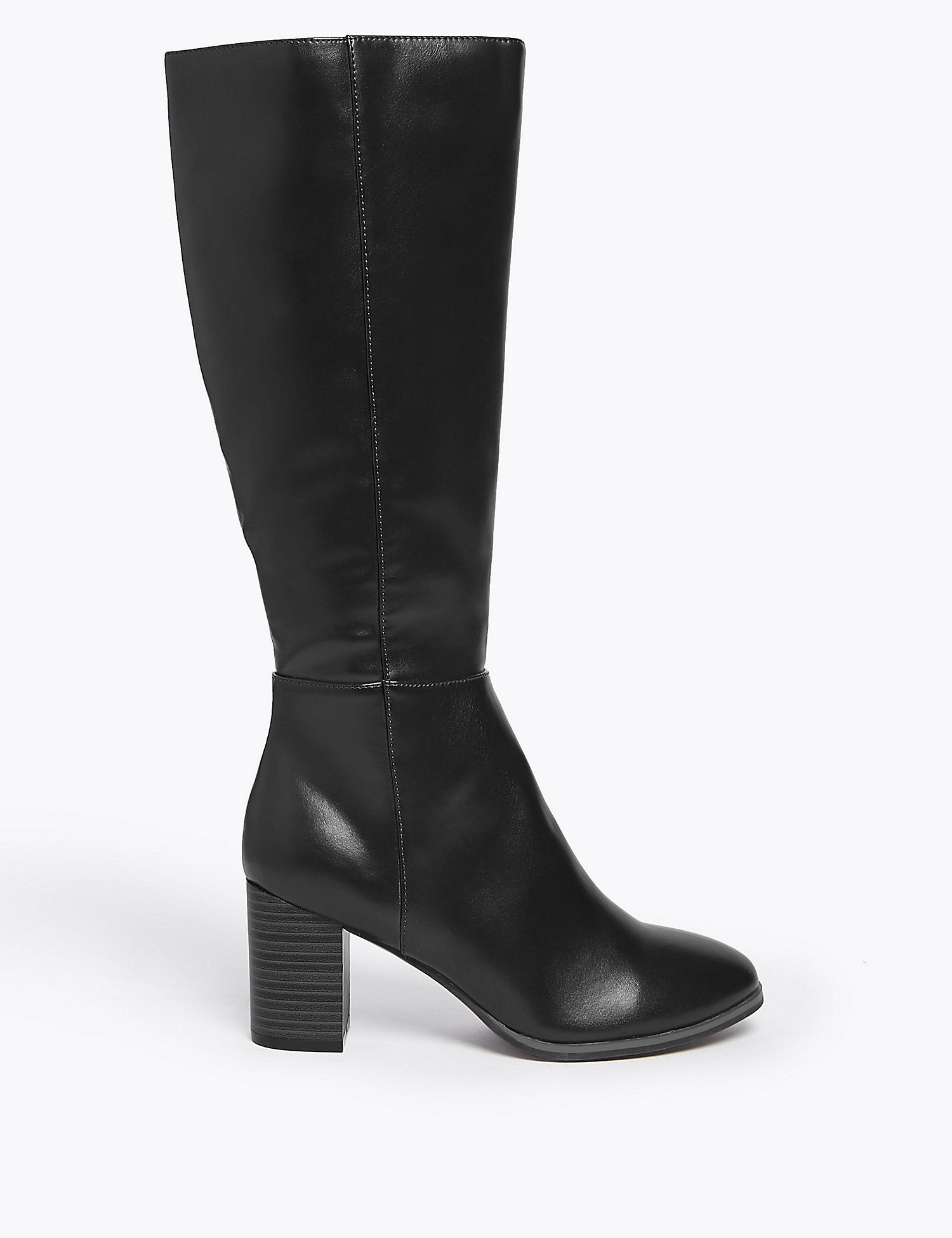 m&s leather boots