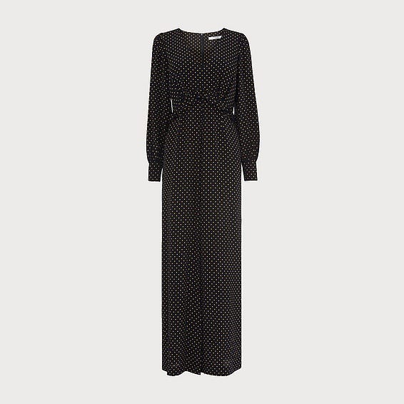 Polka Dot Silk Jumpsuit, £350