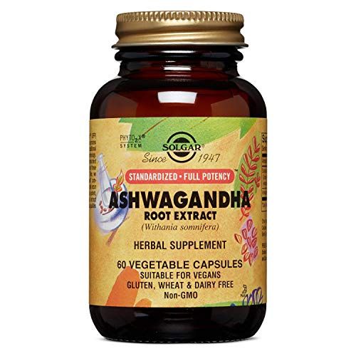 Solgar Ashwagandha Root Extract Capsules, 60 Count
