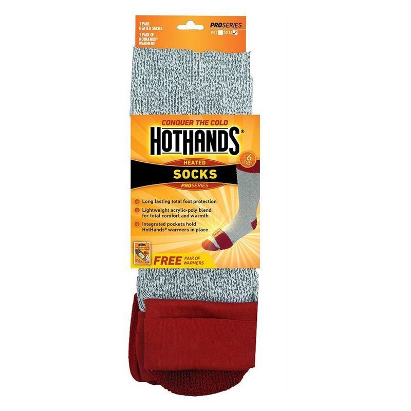 HotHands ProSeries Heated Socks With Chemical Warmer Pockets